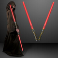 5 Days -Imprinted Double Sided Swords Sabers w/ Red LEDs & Sound